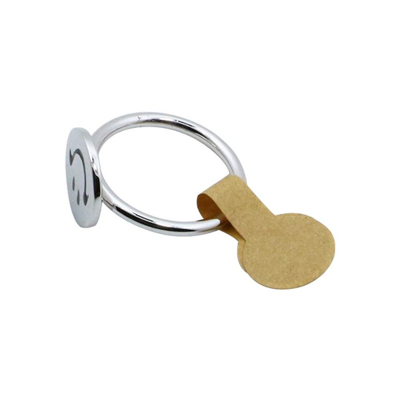 Hybsk 1000pcs Jewelry Price Tags Merchandise Barbell Price Stickers Jewelry Size Identify Labels(Kraft Paper) - Image 5